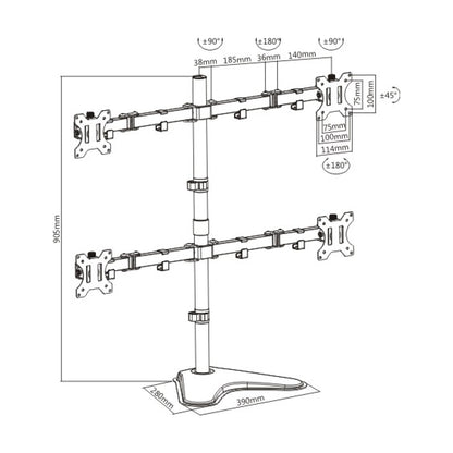 Soporte OVALTECH OVME-Q1332