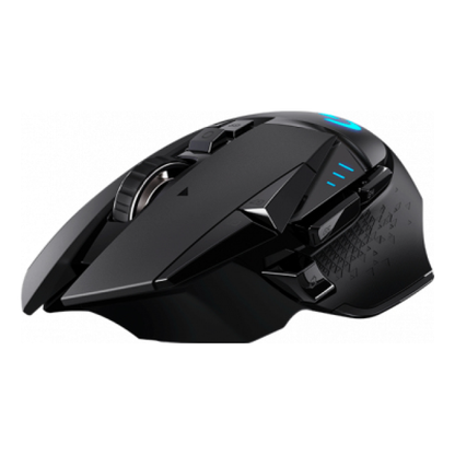 Mouse Gaming Logitech G502 inalámbrico 2.4 GHz óptico 16000 DPI 11 botones Negro (910-005566)