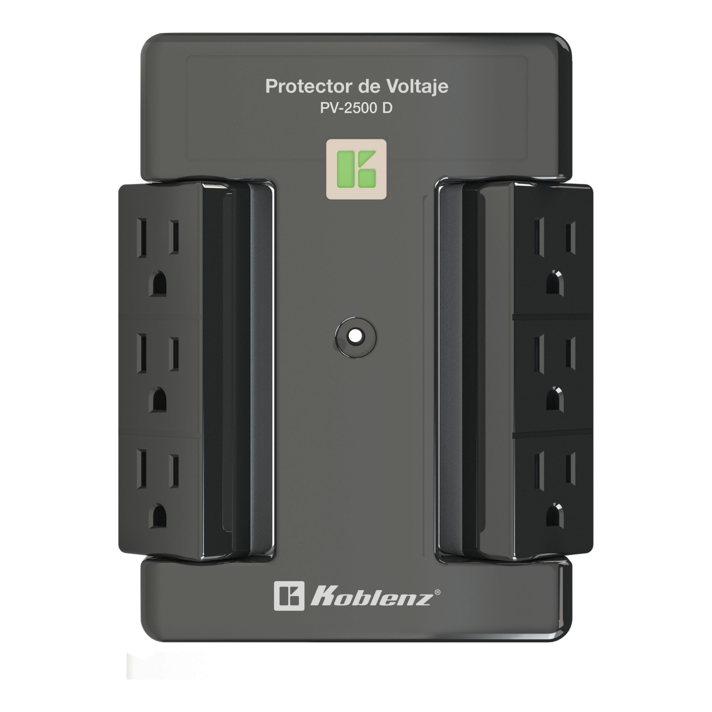 Protector de voltaje, 2500 VA /2000 W, 6 cont KOBLENZ PV-2500 D