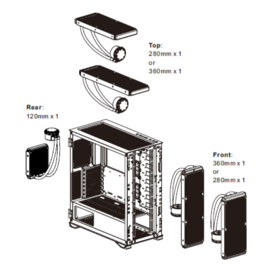 Gabinete  THERMALTAKE H700 TG