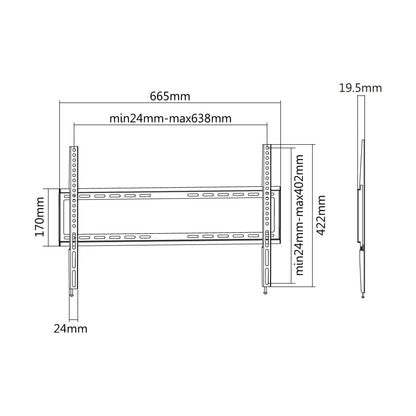 Soporte de Pared FIJO para TV  OVALTECH OVTV-F3270