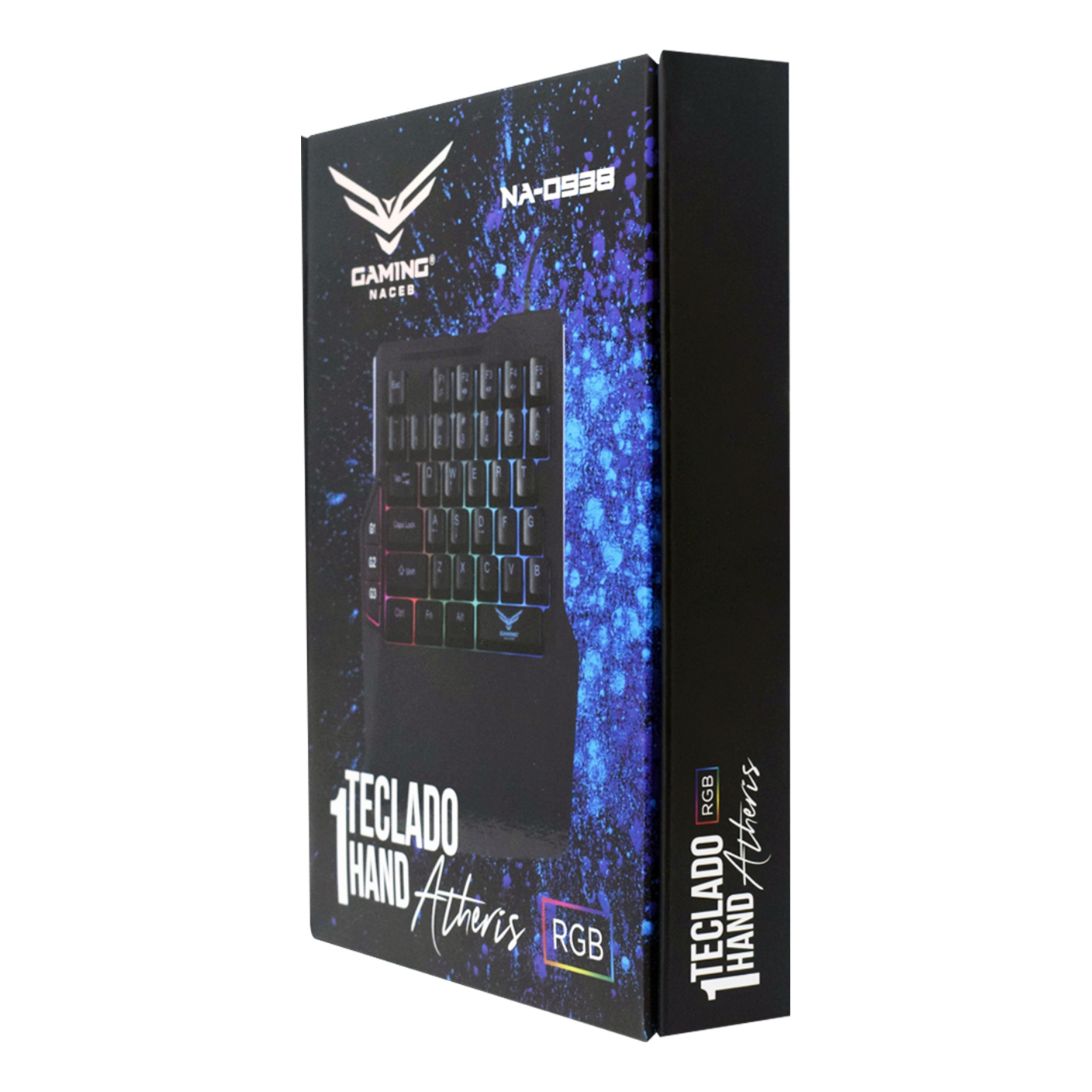 TECLADO ONE HANDRGB ATHERIS Naceb Technology NA-0938