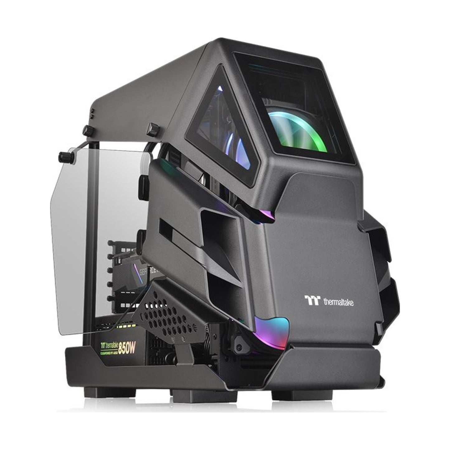 Gabinete Gaming Thermaltake AH T200 Micro-ATX/Mini-ITX Negro (CA-1R4-00S1WN-00)