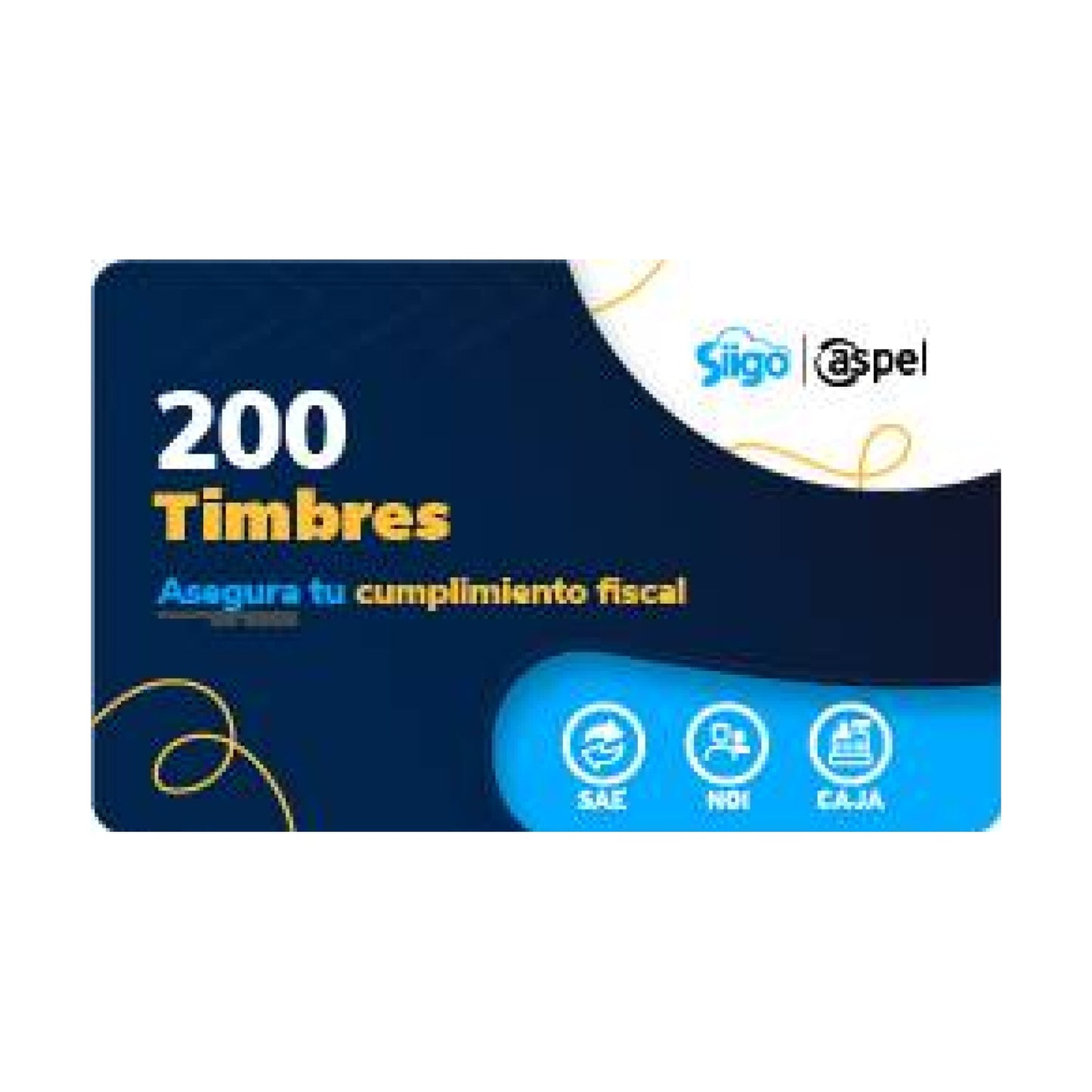 Timbres Fiscales ASPEL PAQUETE DE 200 TIMBRES