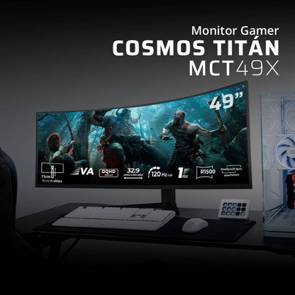 Monitores Gaming Balam Rush COSMOS TITAN MCT49X