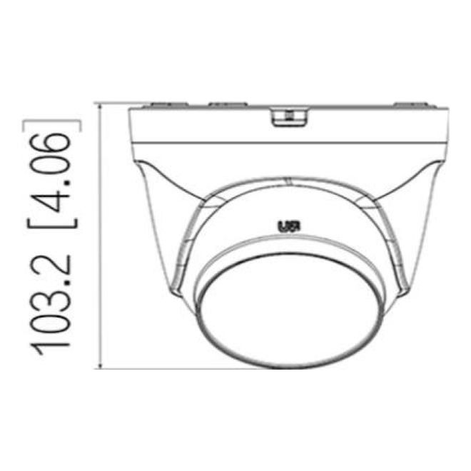 Cámara domo IP Dahua Technology DH-IPC-T1E40