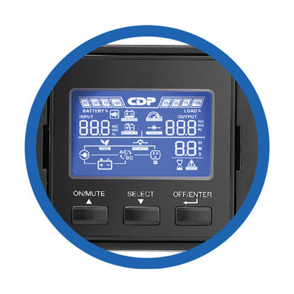 UPS CDP UPO11-1 1000 VA 900 W Online de Doble Conversión 8 salidas