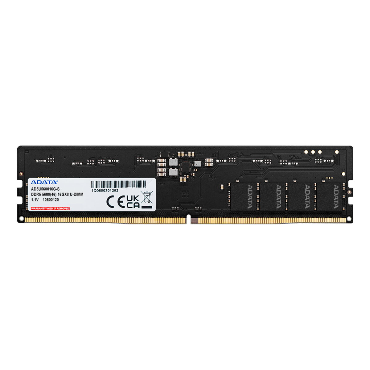 Memoria RAM para PC ADATA 8 GB DDR5 5600 MHz UDIMM (AD5U56008G-S)