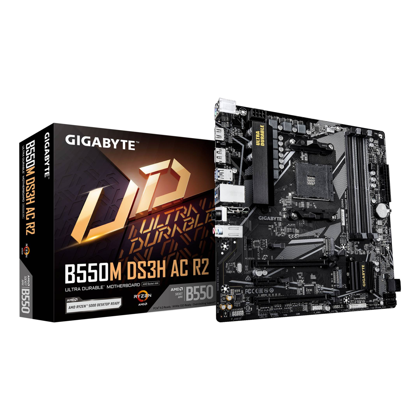 Motherboards GIGABYTE B550M DS3H AC R2