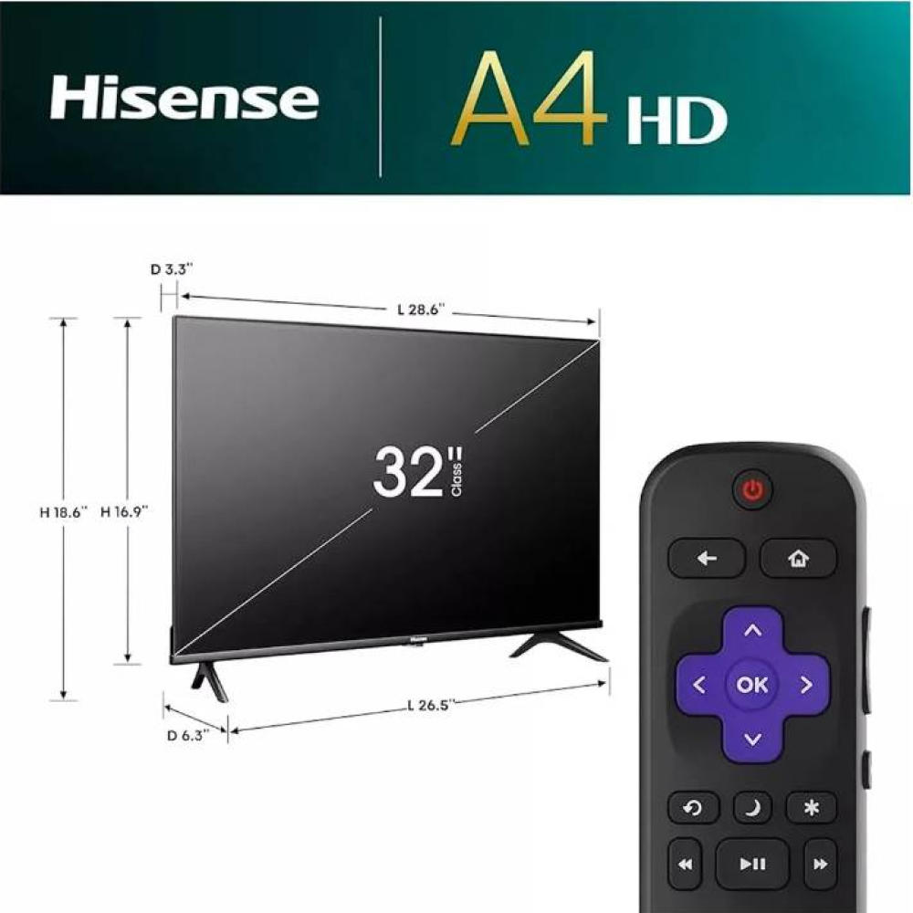 Televisiones Hisense 32A4NR
