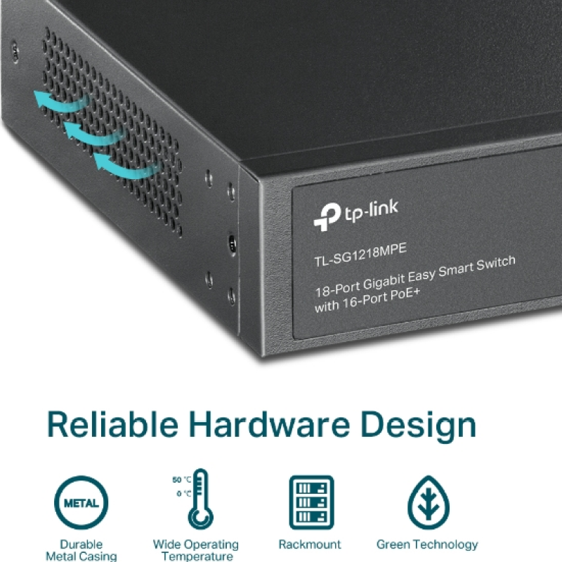 Switch TP-LINK TL-SG1218MPE