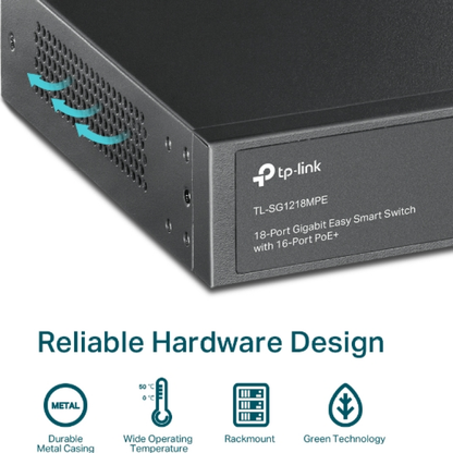 Switch TP-LINK TL-SG1218MPE