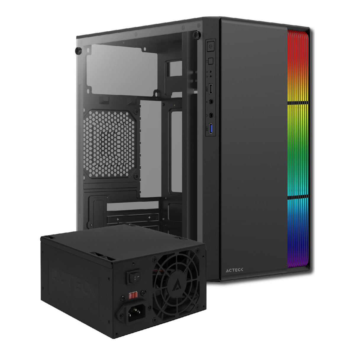 Gabinete Gaming ACTECK Fusión II GI440 (AC-935753)