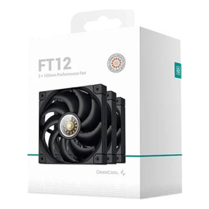 Ventilador DeepCool FT12 120 mm 500-2150 RPM (R-FT12-BKWPN3-G)