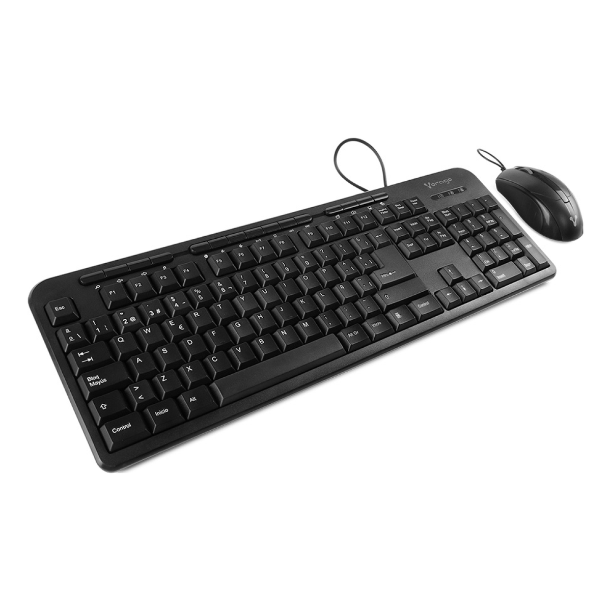 Kit de Teclado y Mouse VORAGO KM-107