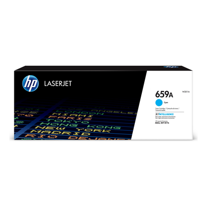 Tóner HP Original 659A Cian – Para LaserJet M454, Color LaserJet Pro MFP M479, LaserJet Pro M404 (W2011A)