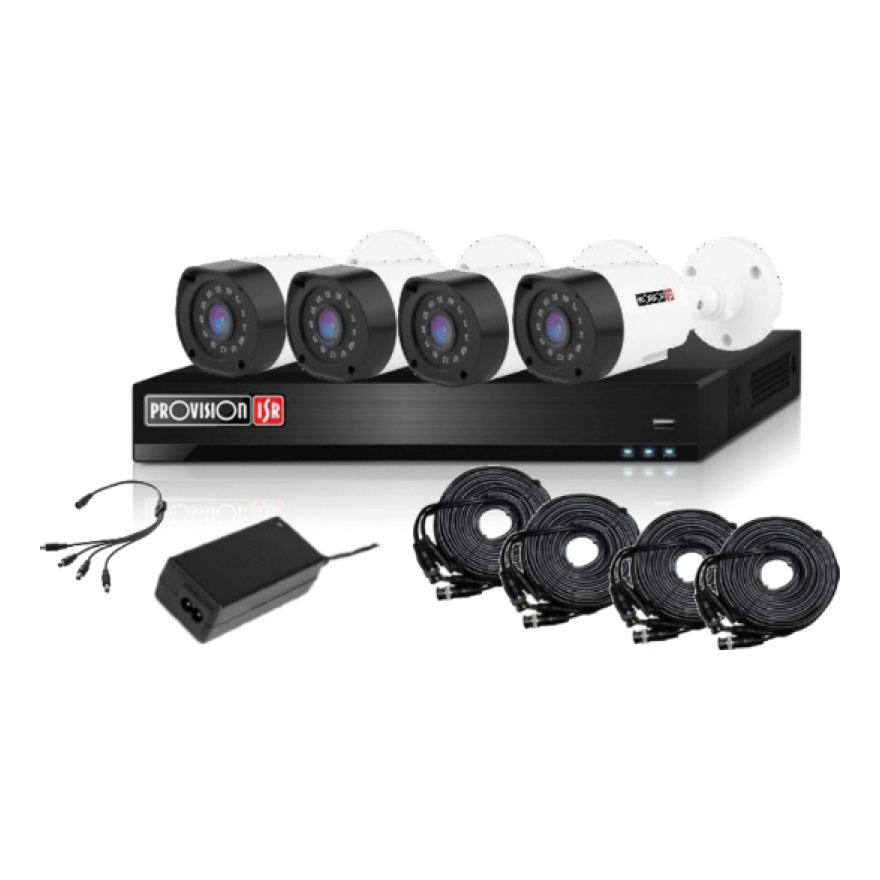 Kit de Videovigilancia PROVISION-ISR PAK4LIGHTCC2MP-28