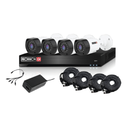 Kit de Videovigilancia PROVISION-ISR PAK4LIGHTCC2MP-28