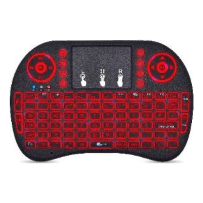 Teclado Mini Inalámbrico, Recargable, Ilumina BROBOTIX 963814