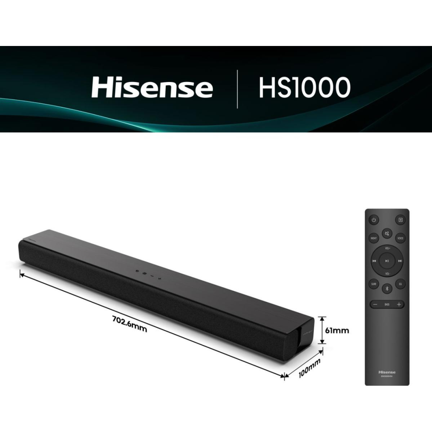 Bocinas Hisense HS1000