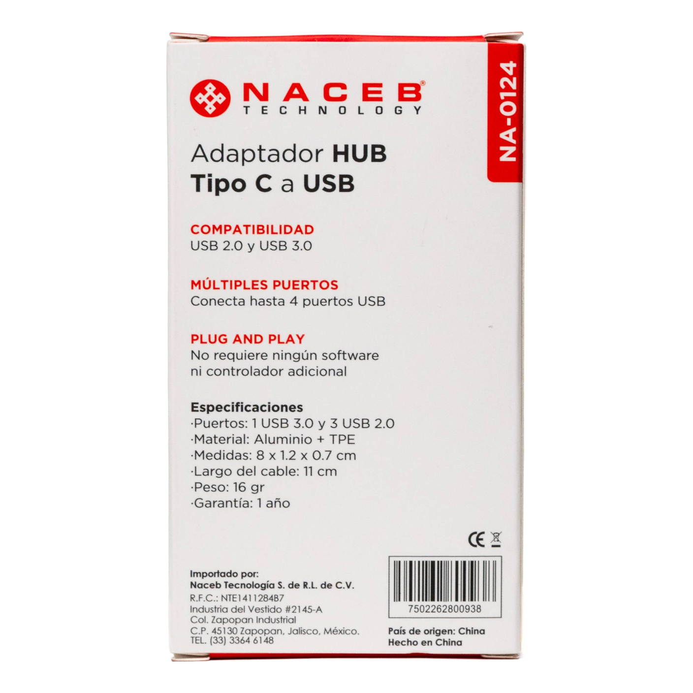 Concentradores Hub Naceb Technology NA-0124