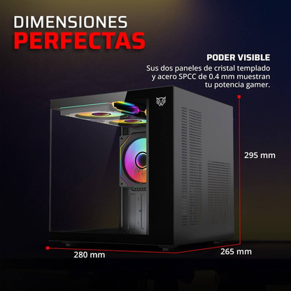 Gabinetes Gaming Balam Rush TANK GLOW MINI 3500
