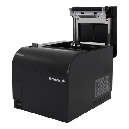 Impresora POS Térmica TECHZONE TZBE301 de 300 mm/s con USB, Serial, RJ45 y RJ11