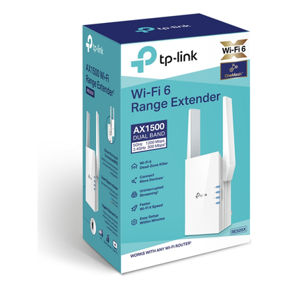 Expansor de Rango Dual Band Wi-Fi TP-LINK RE505X