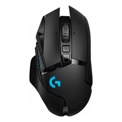 Mouse Gaming Logitech G502 inalámbrico 2.4 GHz óptico 16000 DPI 11 botones Negro (910-005566)