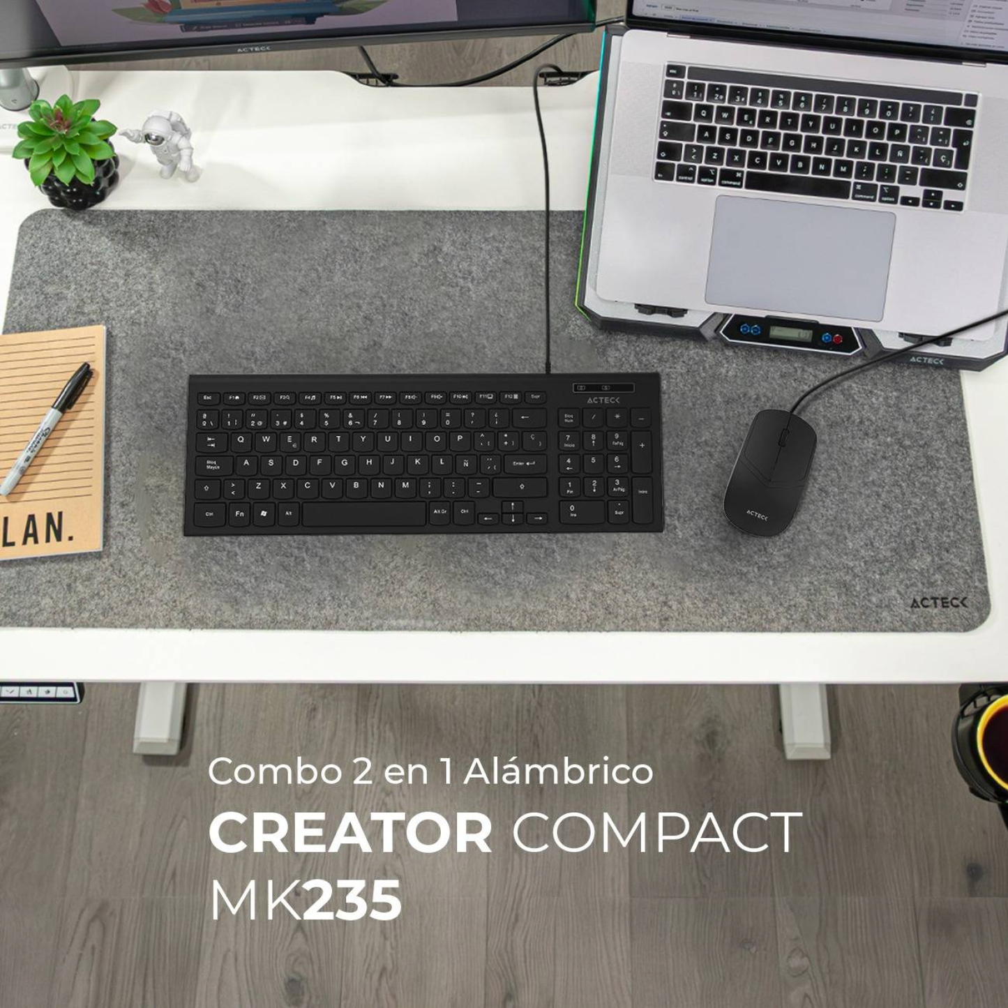 Kits para Teclados y Mouse ACTECK MK235