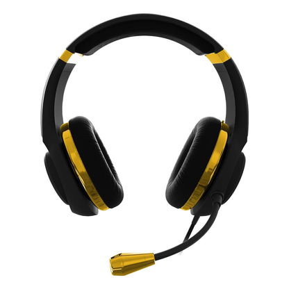 Auriculares Gaming 4Gamers XP-GOLDBLK-M-4G
