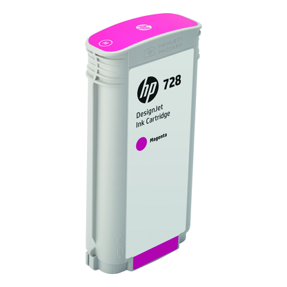 Cartucho de Tinta HP Original 728 Magenta – Para T730, T830, T930 (F9J66A)