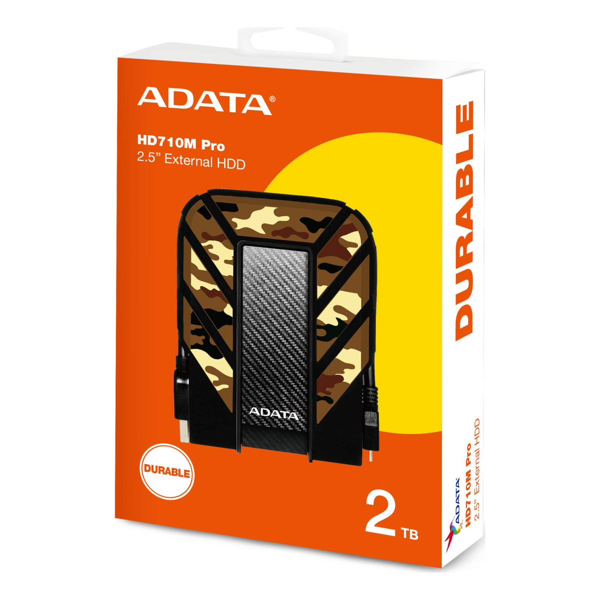 Disco Duro Externo ADATA HD710 M Pro 2 TB USB 3.2 Gen 1 (AHD710MP-2TU31-CCF)