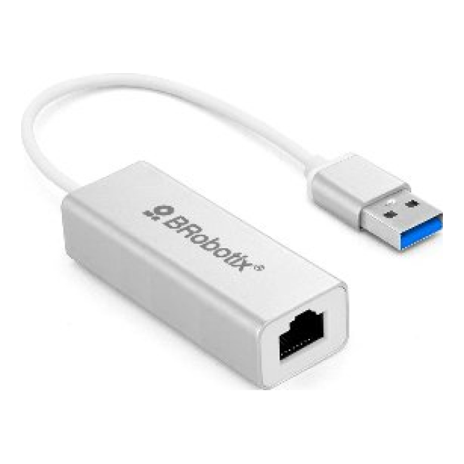 Convertidor USB V3.0 a RJ45, Gigabit BROBOTIX 263458