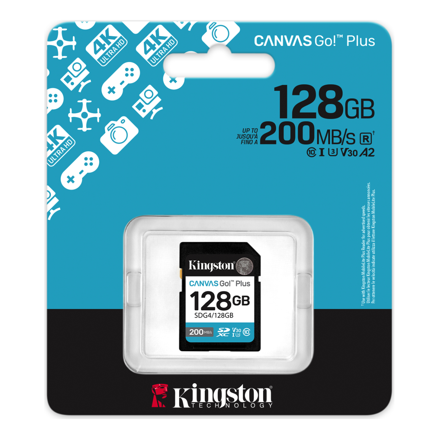 Memorias Flash Kingston Technology CANVAS GO PLUS GEN 4