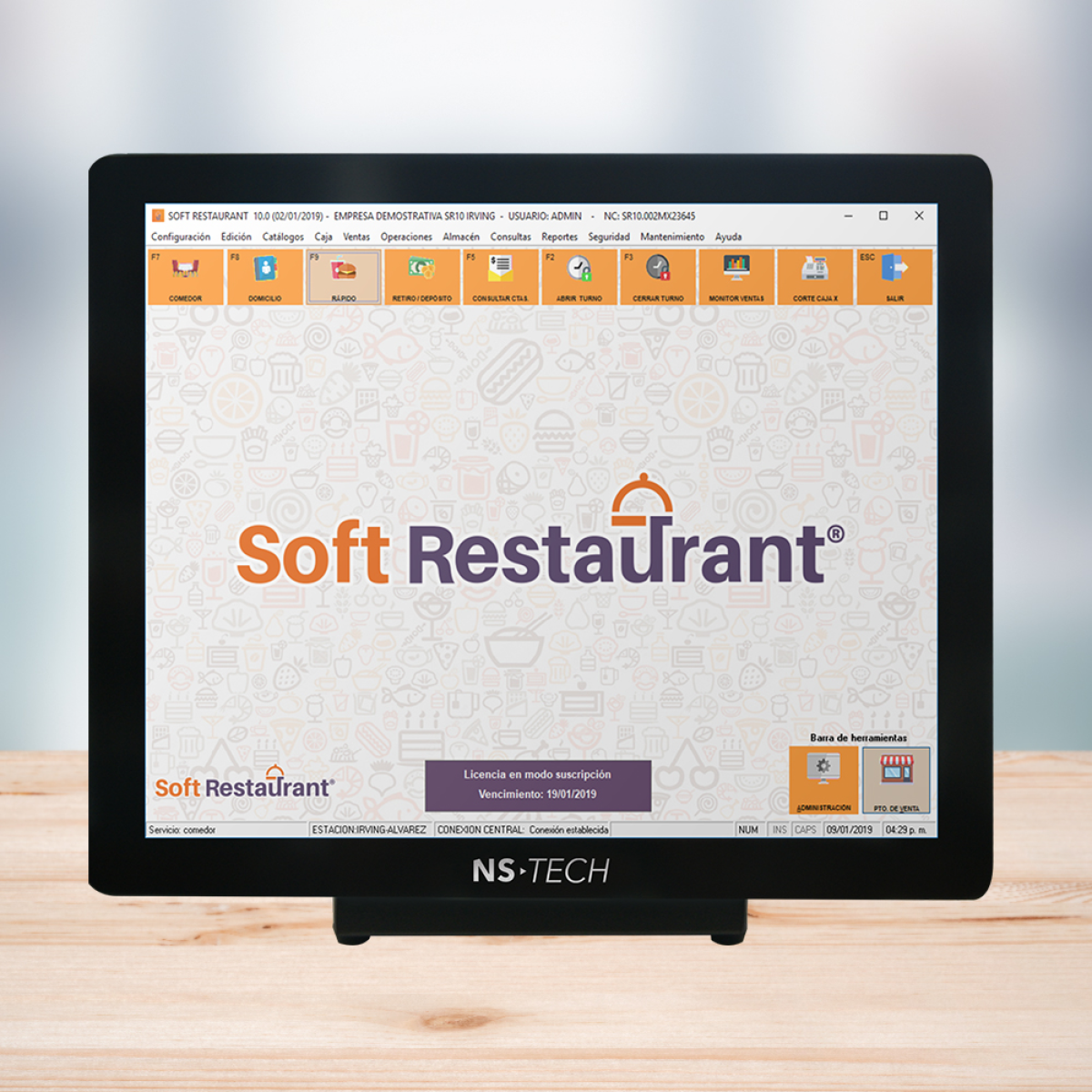 Software Punto de Venta Soft Restaurant 10 Lite, Renta Anual, 2 Nodos (SR-10LITE-RA)