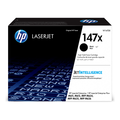 Tóner HP Original 147X Negro – Para LaserJet Pro M404, LaserJet Pro M428, LaserJet Pro M304 (W1470X)