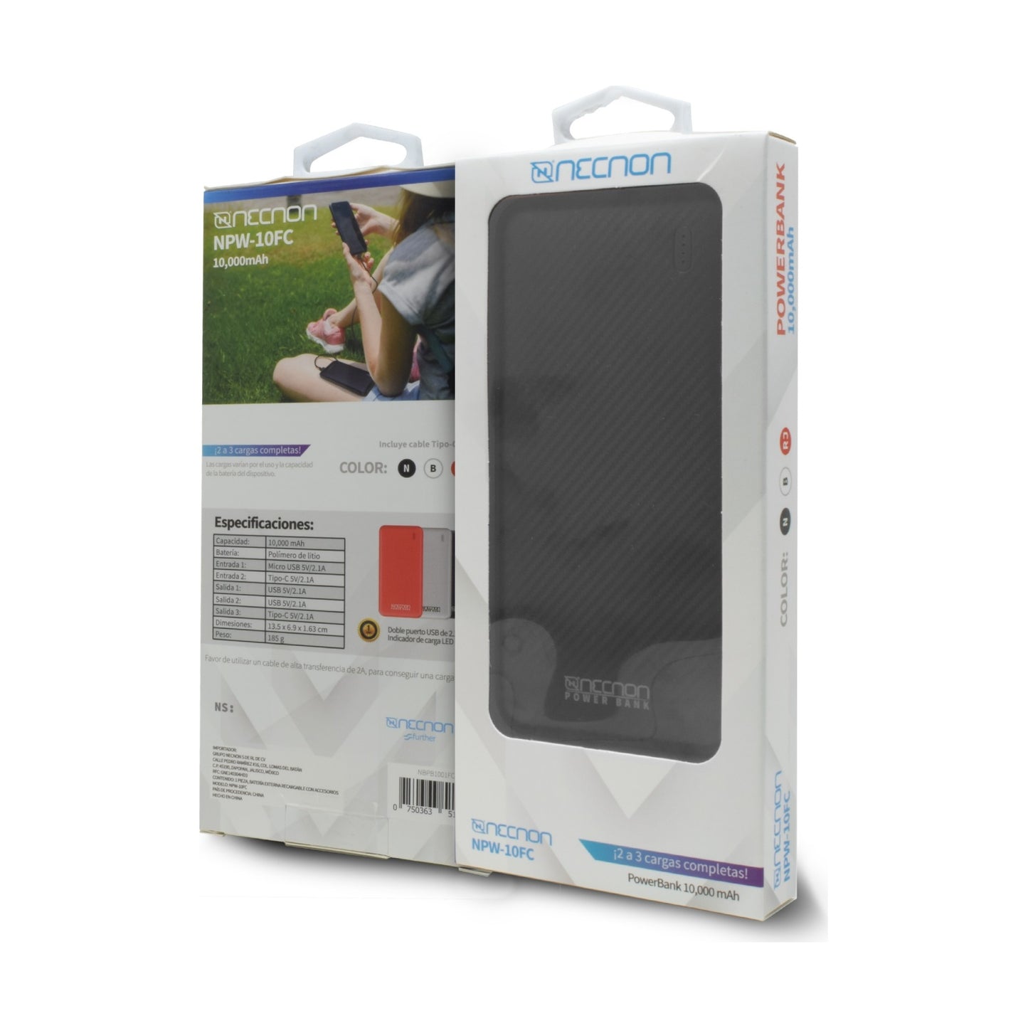 Power bank NECNON NPW-10FC