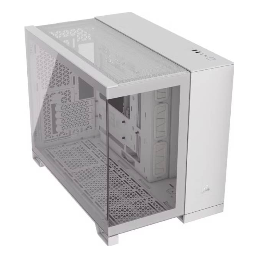Gabinete para PC Corsair 2500X Micro-ATX Panel de Vidrio Templado Blanco (CC-9011266-WW)