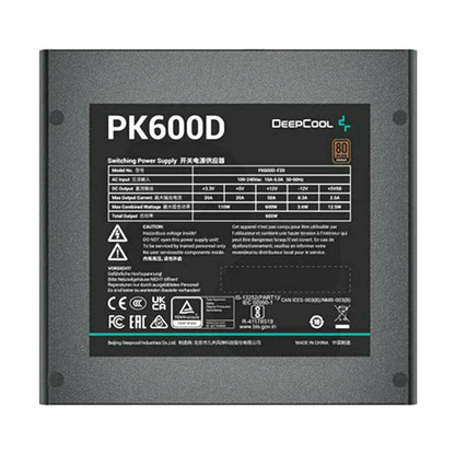 Fuente de Poder DeepCool PK600D 600 W 80 PLUS Bronze