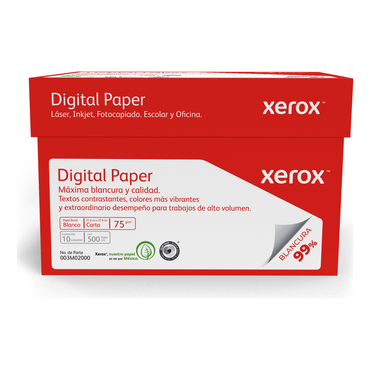 Papel Bond Digital Paper Carta XEROX Rojo