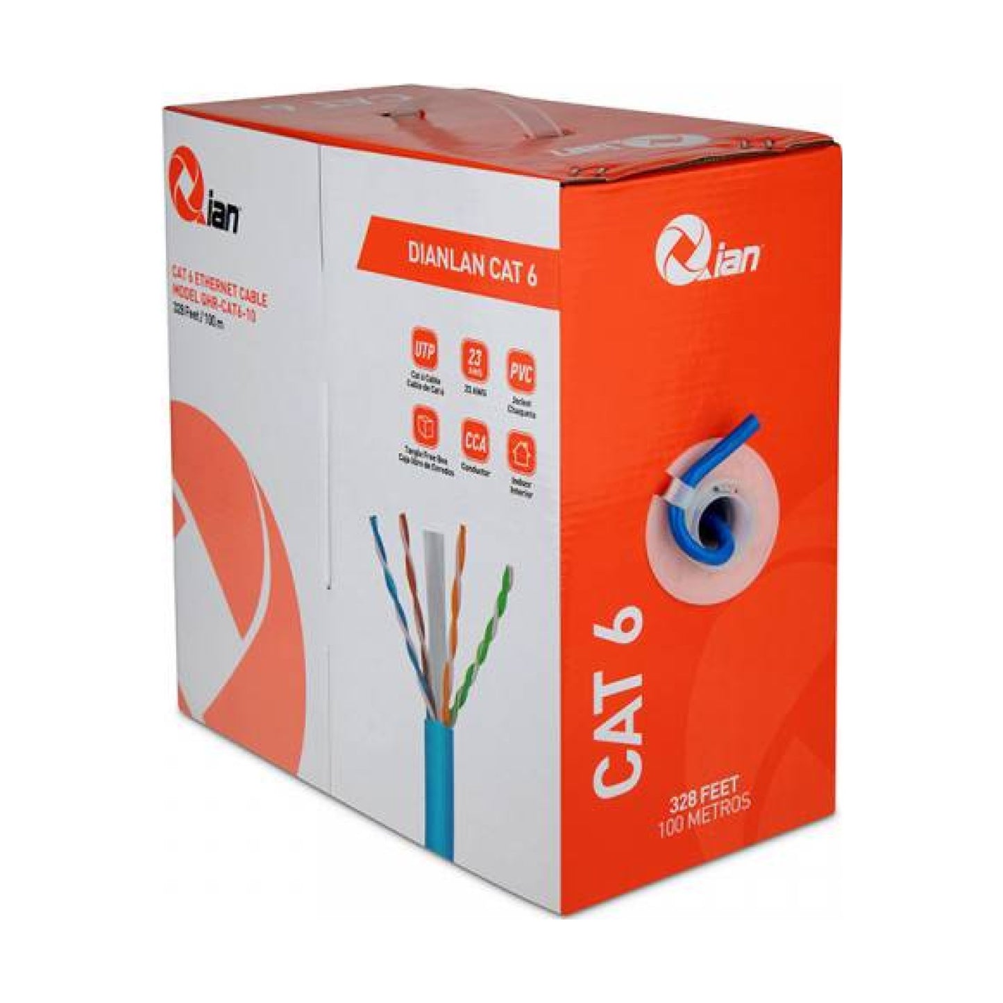 Cables para Video Vigilancia Qian QHR-CAT6-10