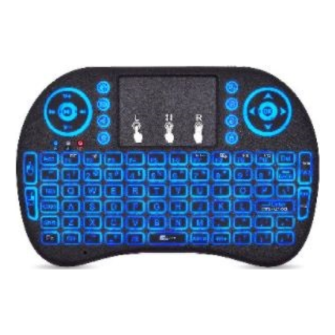 Teclado Mini Inalámbrico, Recargable, Ilumina BROBOTIX 963814