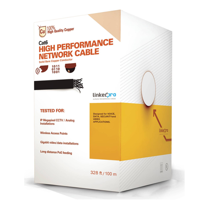 Bobinas LinkedPRO PRO-CAT-6-PLUS/100M