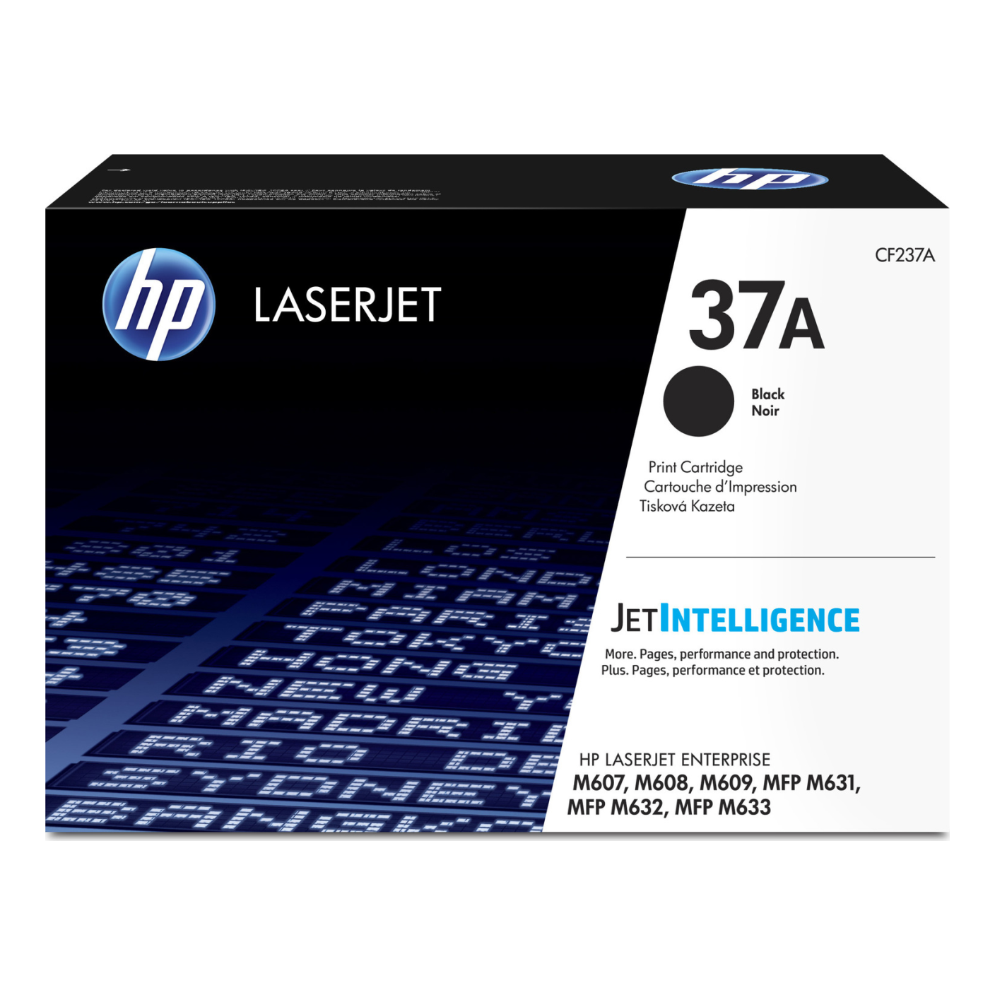 Tóner HP Original 37A Negro – Para LaserJet Pro M501, LaserJet Pro M506, LaserJet Enterprise MFP M527 (CF237A)