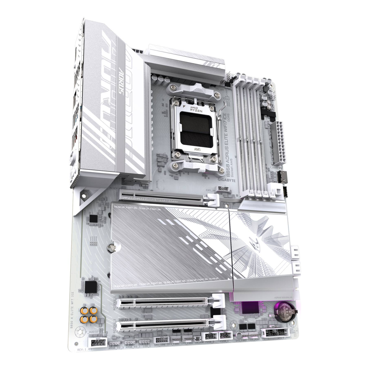Motherboard Gigabyte B850 A ELITE WF7 ICE Socket AM5 ATX DDR5 Wi-Fi 7