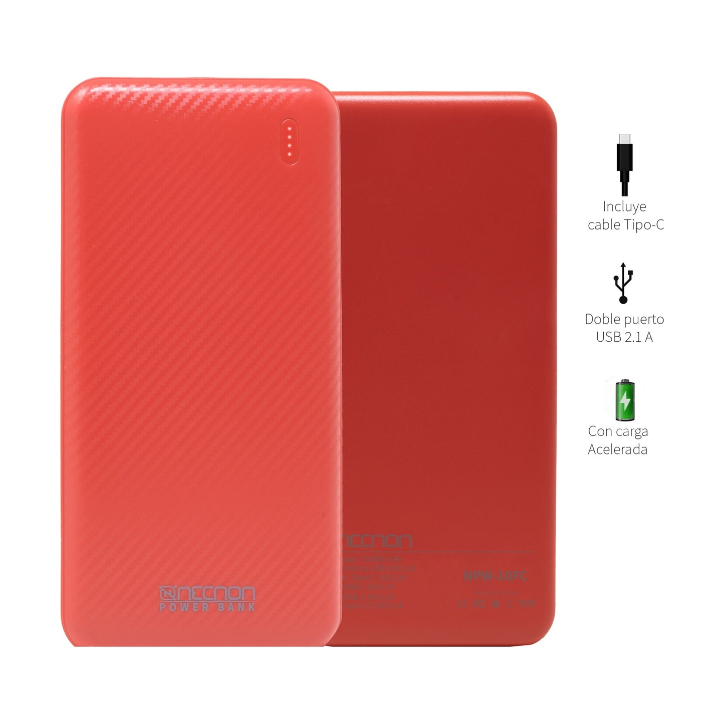 Power Bank NECNON NPW-10FC