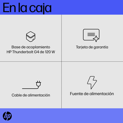 Docking Station HP HP DOCKING  Thunderbolt de 120 W G4