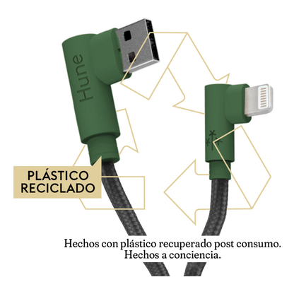 Cables Braided USB - Lightning  Hune Hiedra