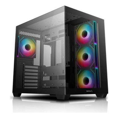 Gabinete Gaming DeepCool CG530 ATX/Micro-ATX ARGB Negro (R-CG530-BKADA4-G-1)